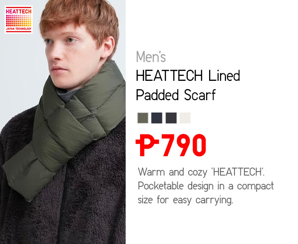 HEATTECH LINED PADDED SCARF