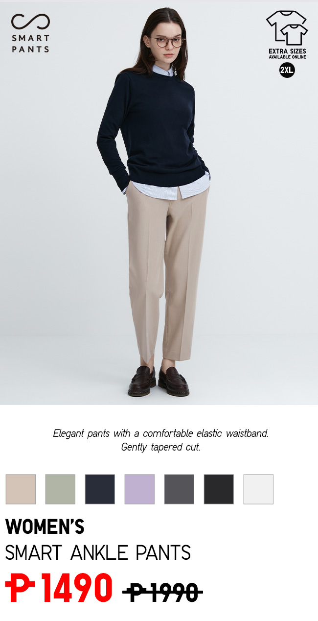 Smart Ankle Pants (Extra stretch)