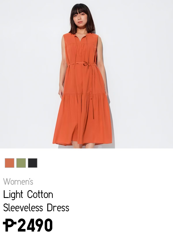 Light Cotton Sleeveless Dress