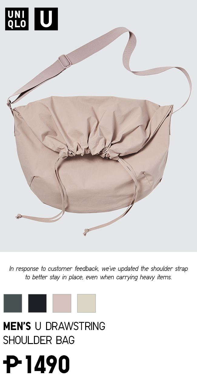 Uniqlo U Drawstring Shoulder Bag Review
