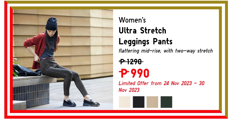 uniqlo women ultra stretch leggings pants, Women's Fashion